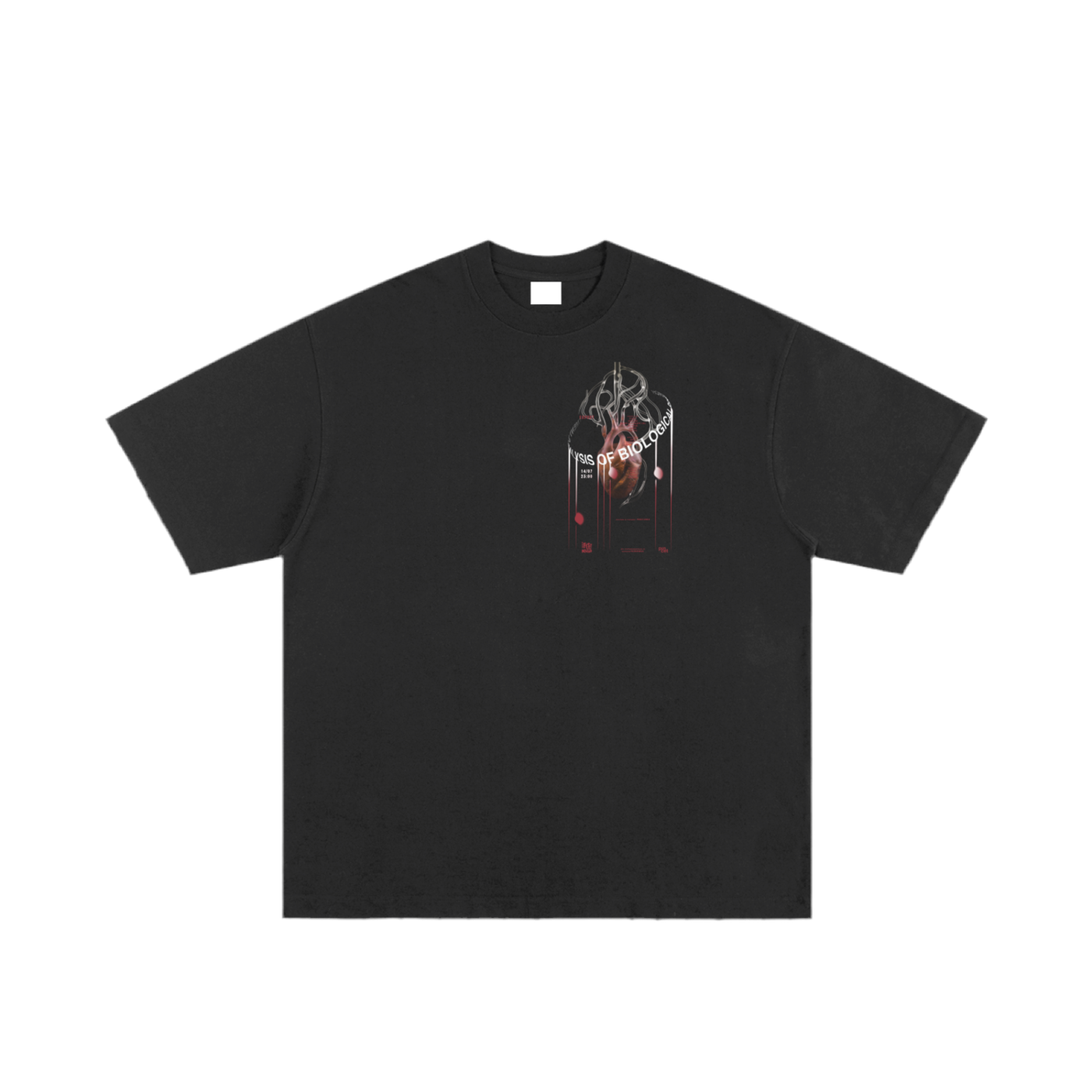 Heavy Heart | Hand-frayed T-shirt | EnvyWardrobe