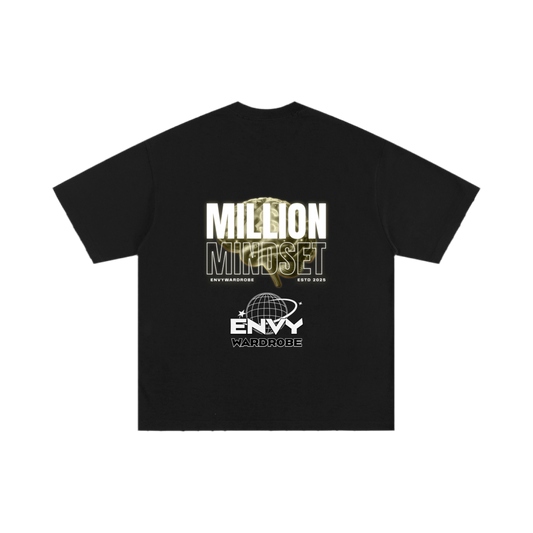 Million Mindset | Heavyweight Hand-frayed T-shirt | EnvyWardrobe
