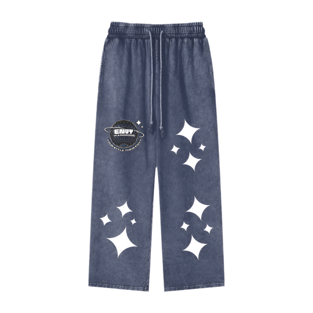 EnvyWardrobe | Acid Wash Straight Leg Pants