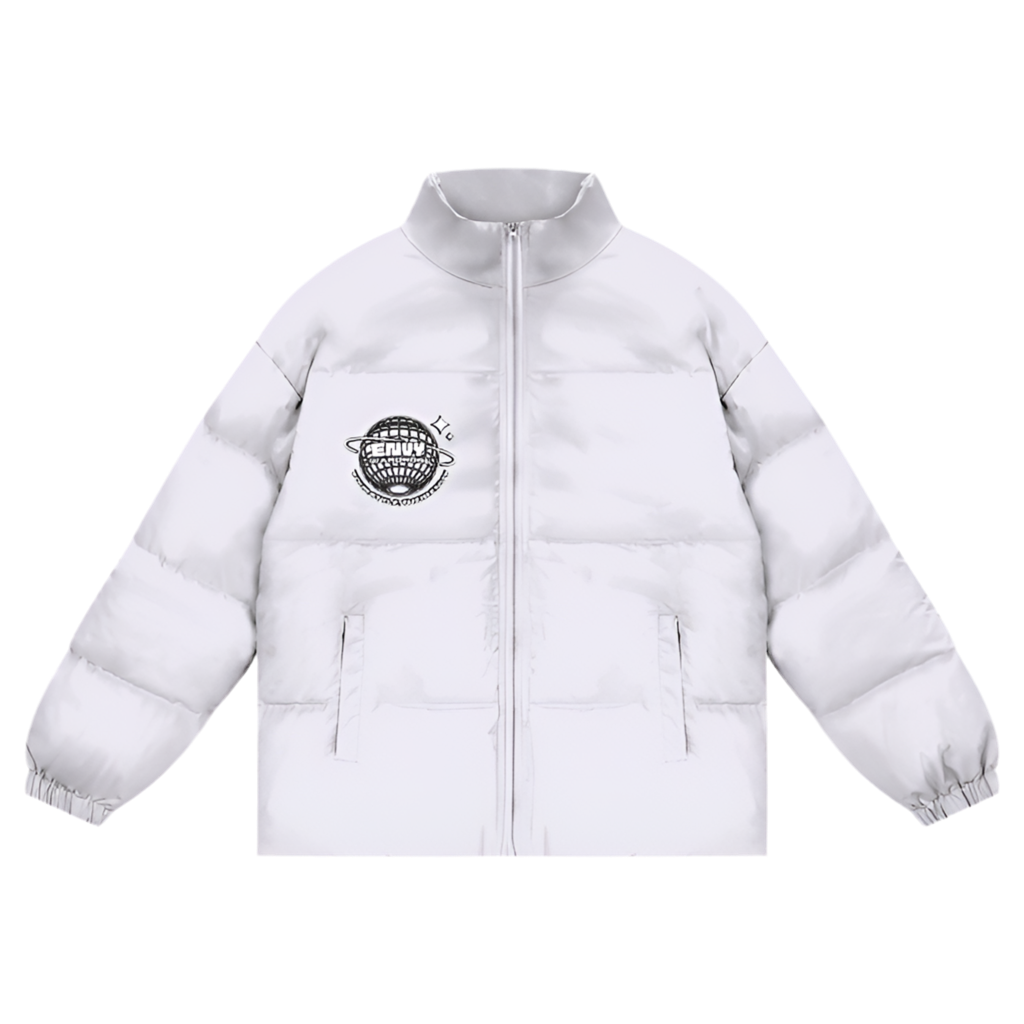 EnvyWardrobe | Unisex Zipper Puffer Coat