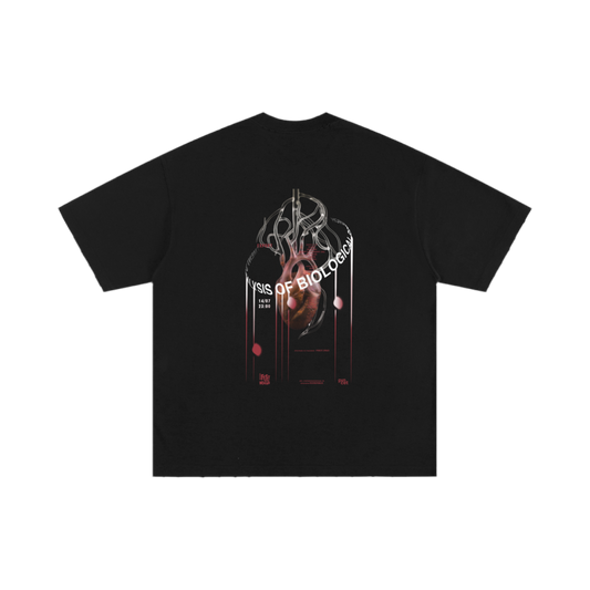 Heavy Heart | Heavyweight Hand-frayed T-shirt | EnvyWardrobe