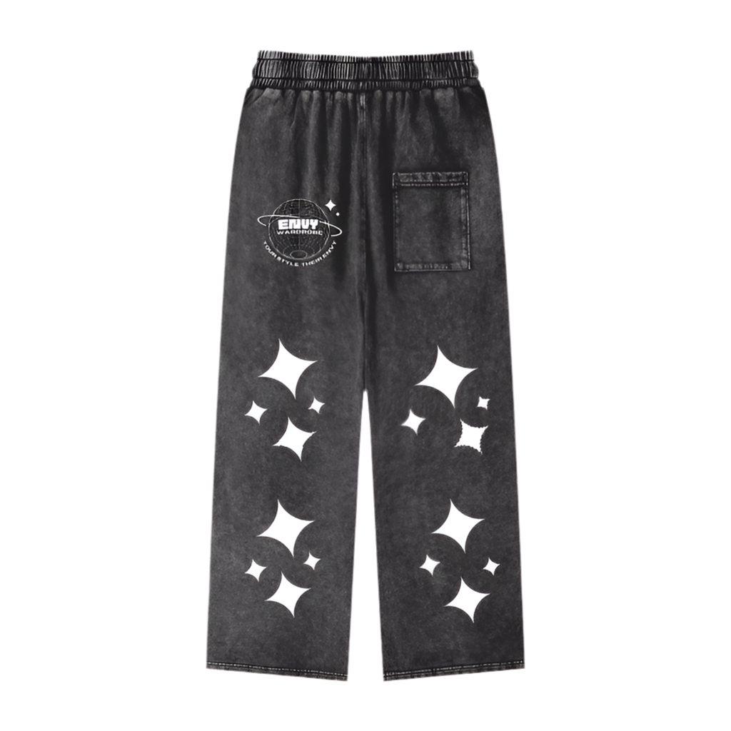 EnvyWardrobe | Acid Wash Straight Leg Pants